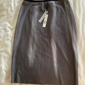 Ellie Tahari faux suede skirt size 6